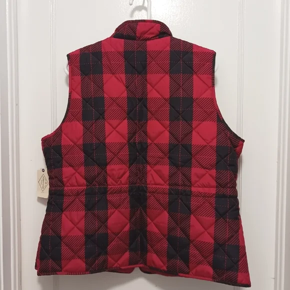 St. John's Bay Puffer Vest SZ 0X NWT - Picture 2 of 9
